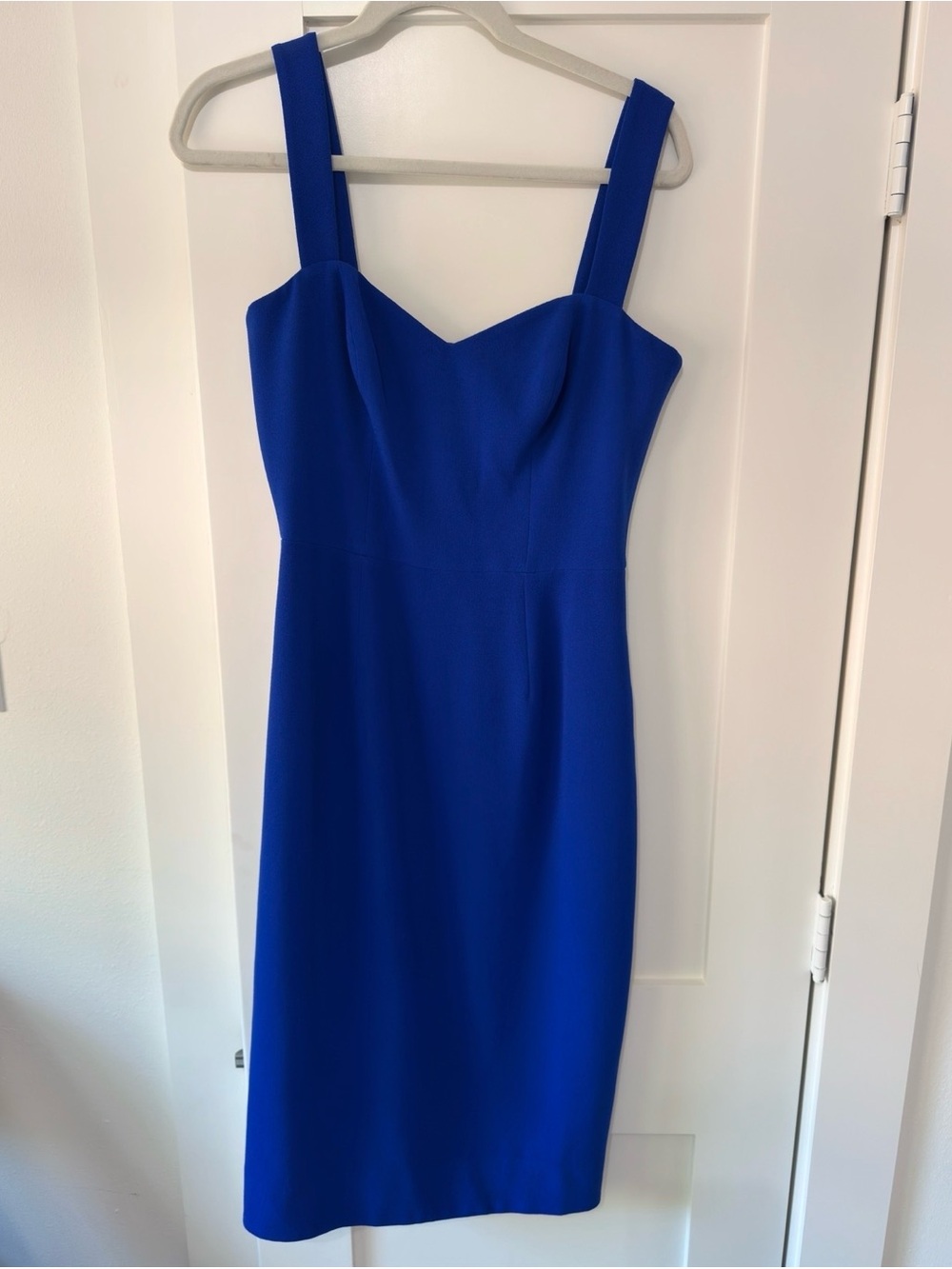 Royal Blue Sleeveless Sheath Dress